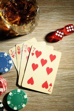 Live football and casino game selection